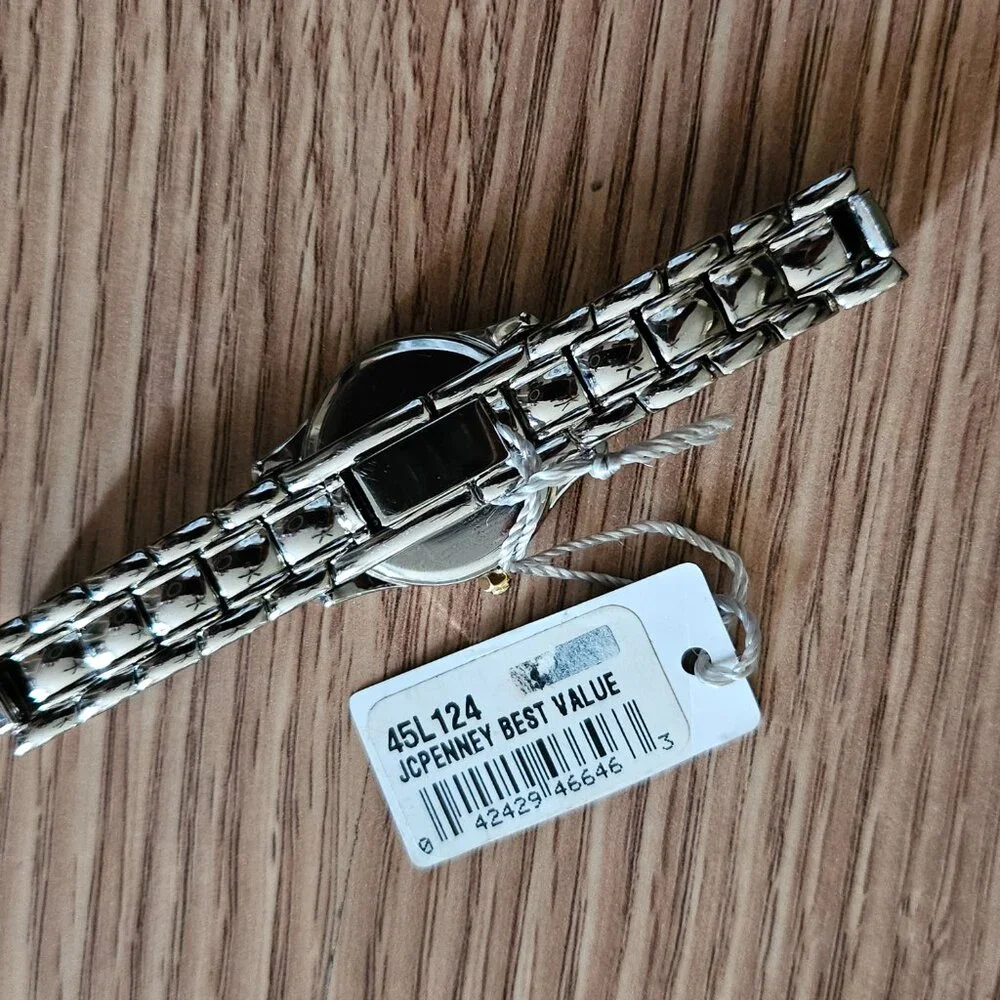 Caravelle by Bulova Women Wristwatch 45L124 Arabic Numerals Floral Motif Watch - Picture 3 of 11